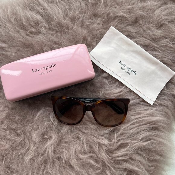 Kate Spade Julieanna/s Brown Tortoise Sunglasses 54-18 ~135 main image 4